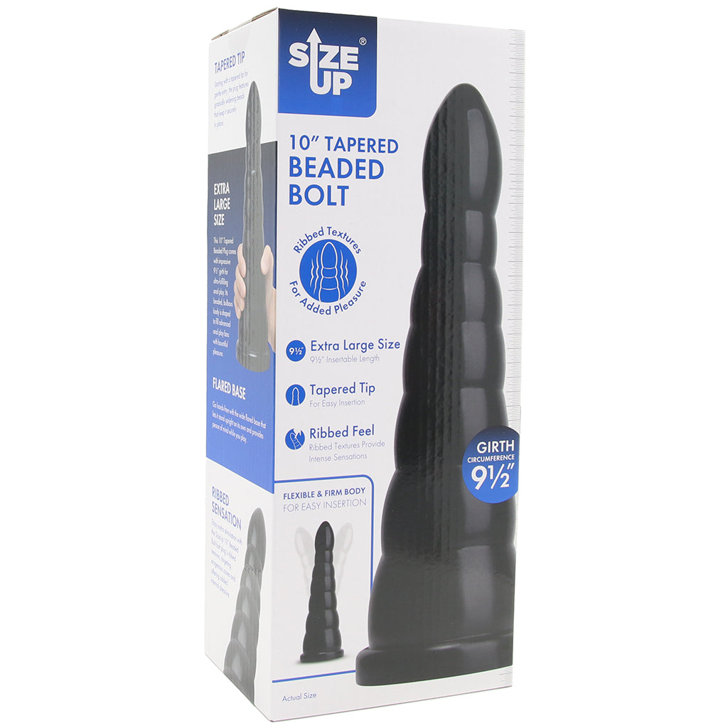 Size Up 10 Inch Tapered Beaded Bolt Plug