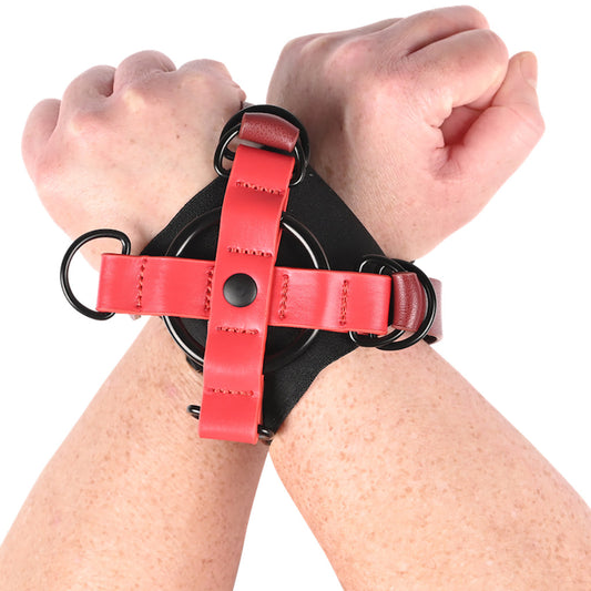 Ex's & Oh's Cross Wrist Cuffs