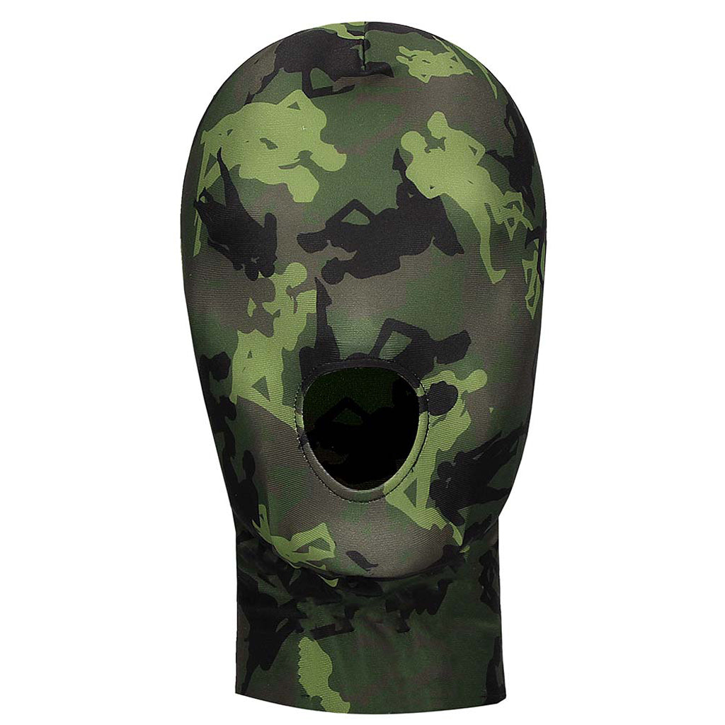 Ouch! Army Themed Mask with Mouth Opening
