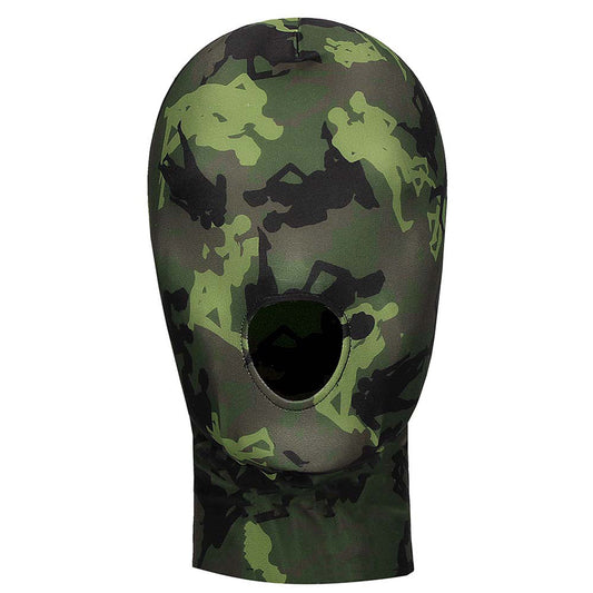 Ouch! Army Themed Mask with Mouth Opening