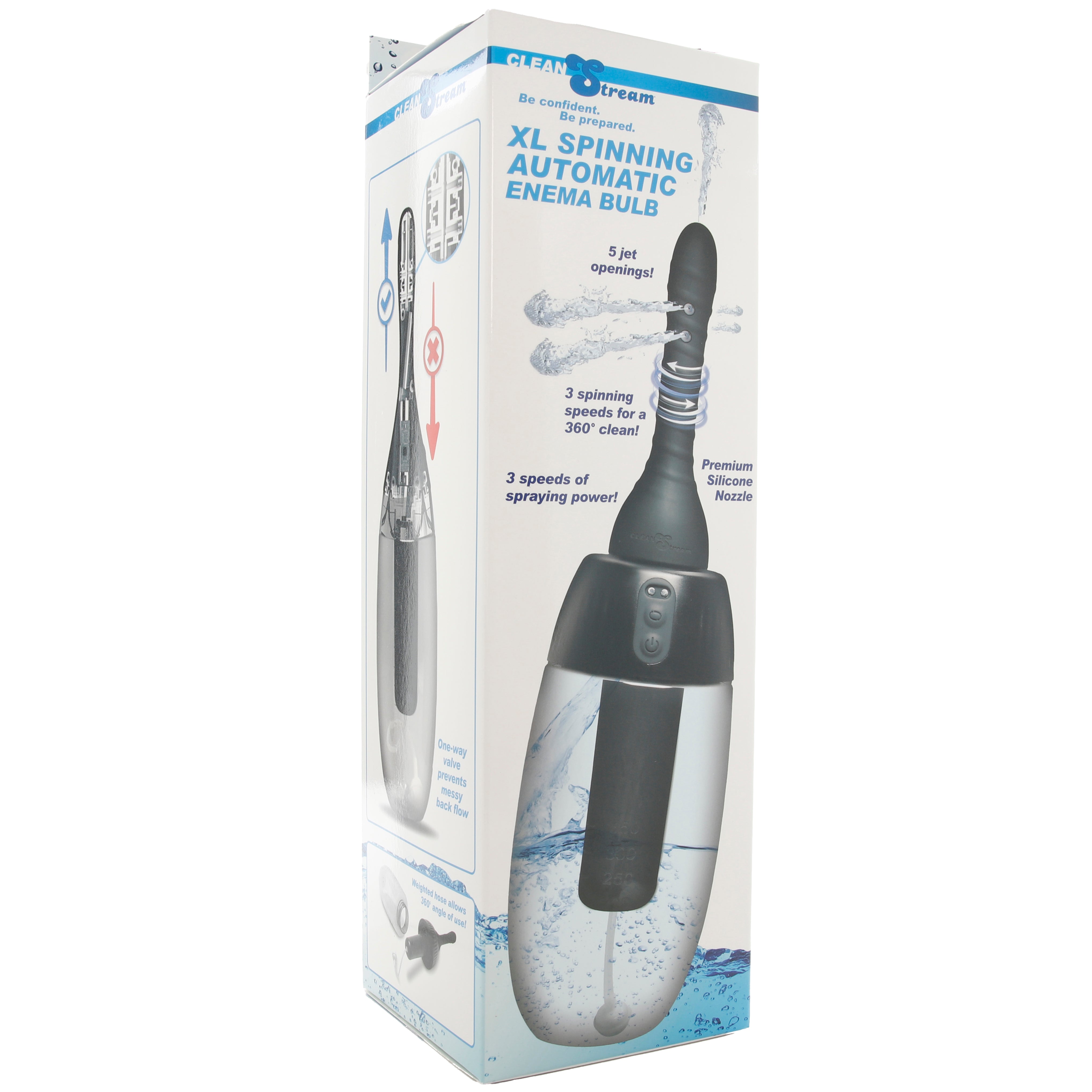 CleanStream XL Spinning Automatic Enema Bulb
