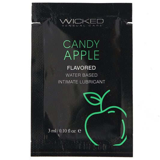 Wicked Candy Apple Aqua Flavored Lube – Edible Water-Based Pleasure