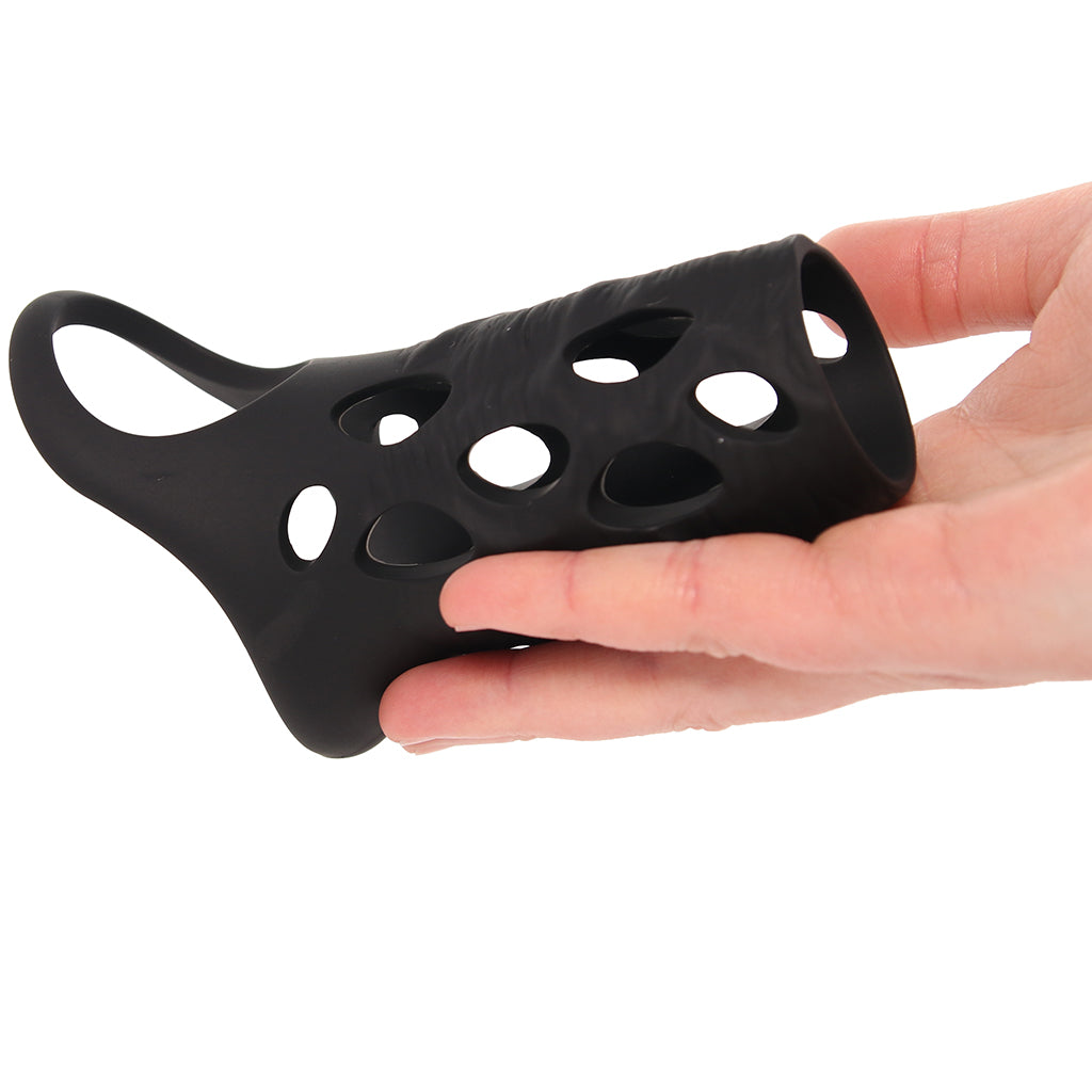 Renegade Series Renegade Edge Vibrating Sleeve with Remote - Vibrators - HoneyHugs Canada (View 4)