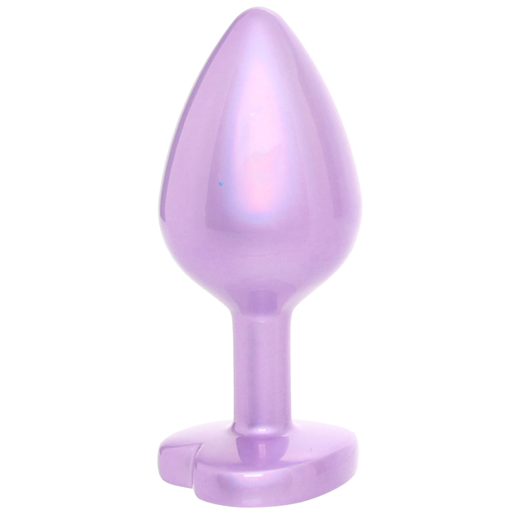 Jewel Amethyst Heart Plug in Large