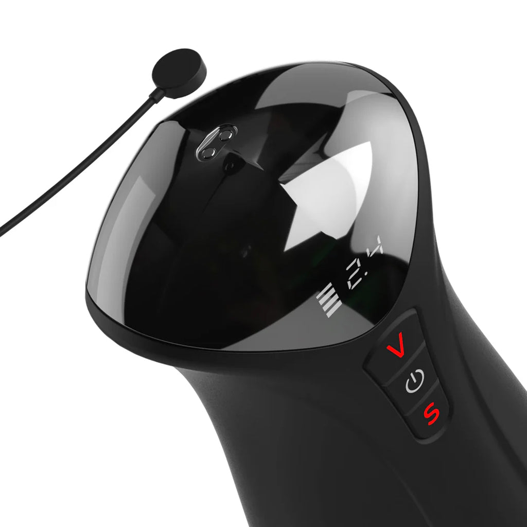 Pipedream PDX Elite Fap-O-Matic Pro XL Suction Stroker in Light - Male Masturbators - HoneyHugs Canada (View 6)