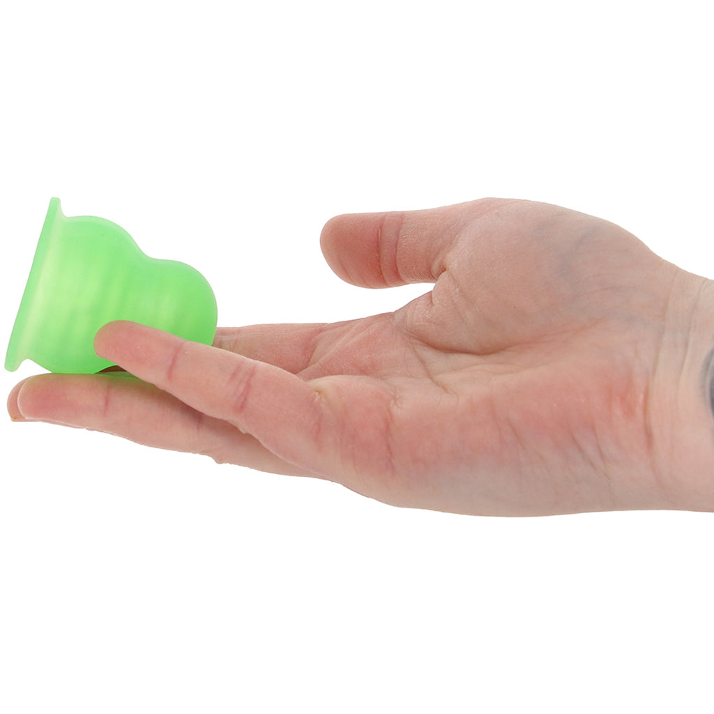 CalExotics Pop Sock! Tickler Stroker in Green - Male Masturbators - HoneyHugs Canada (View 4)