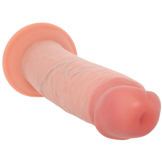 RealRock 8 Inch Dual Density Sliding Skin Dildo in Light