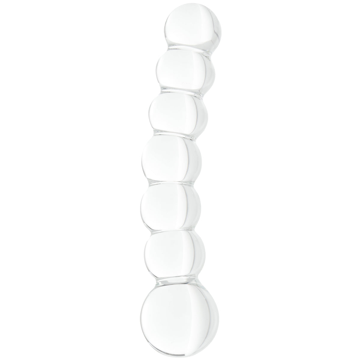 Clarity Celestial Orb Beaded Glass Dildo
