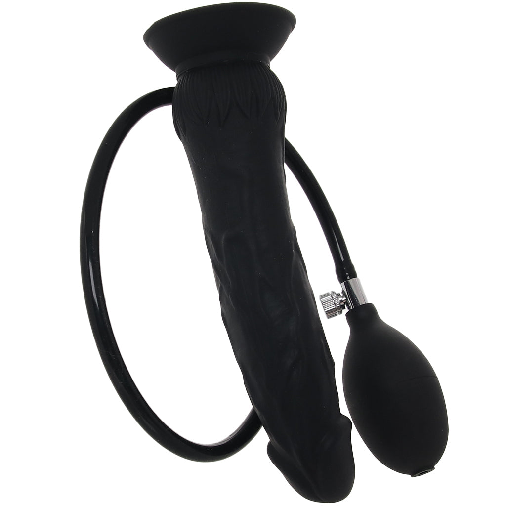 Size Up 7.5 Inch Silicone Inflatable Dildo