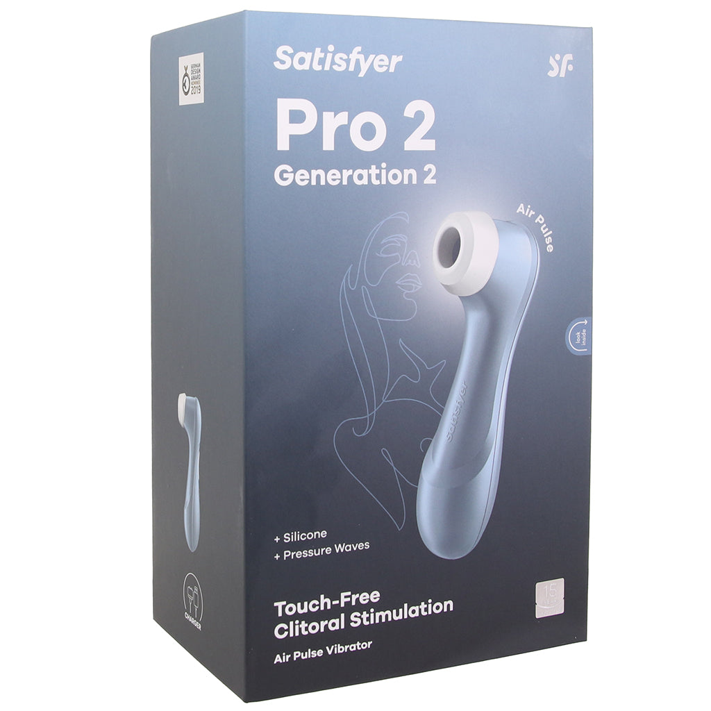 Satisfyer Satisfyer Pro 2 Gen 2 Air Pulse Stimulator in Blue - Vibrators - HoneyHugs Canada (View 9)