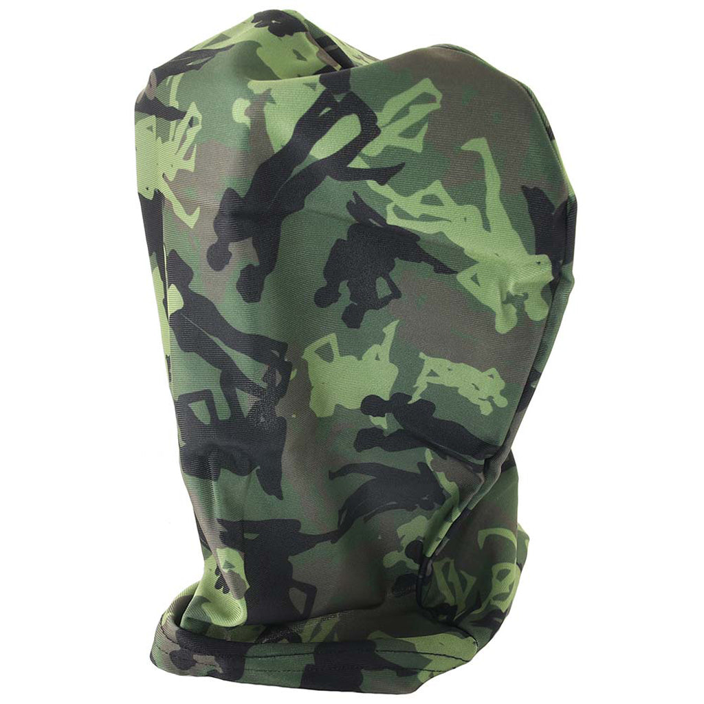 Ouch! Army Themed Mask with Mouth Opening