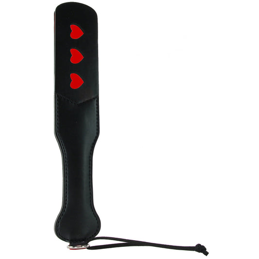 Sex & Mischief Heart Split Paddle: Precision & Passion in Vegan Leather