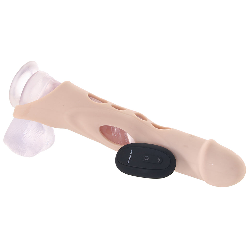 Zero Tolerance Zero Tolerance Big Boy Vibrating Extender in Light - Vibrators - HoneyHugs Canada (View 2)