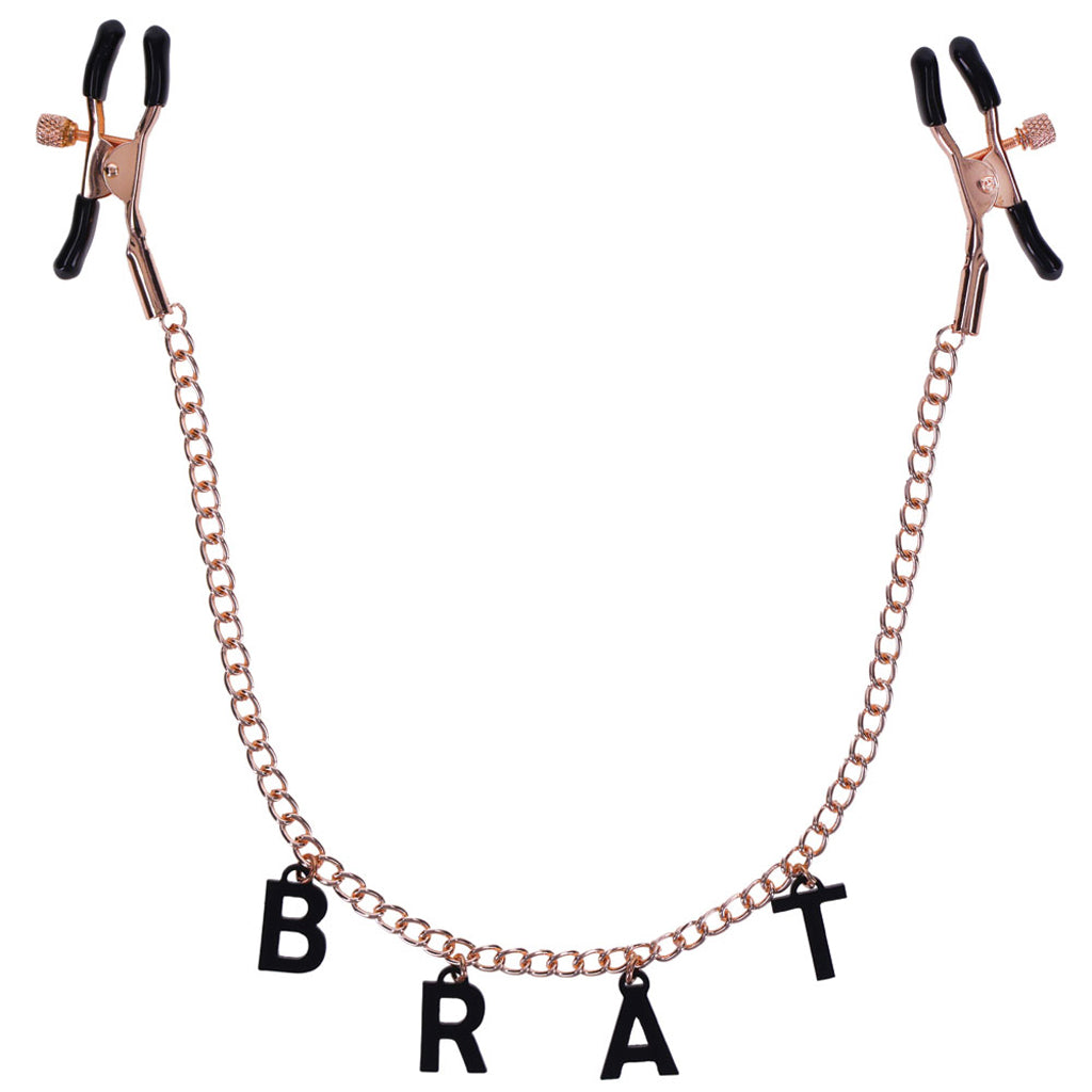 Brat Charmed Nipple Clamps by Sex & Mischief: Seductive Tease & Adjustable Pleasure