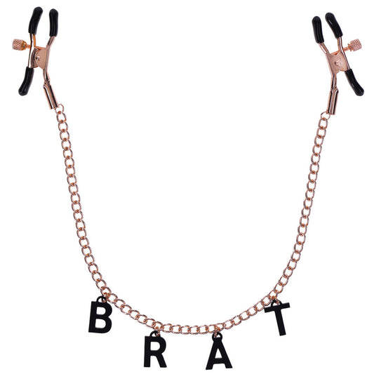 Brat Charmed Nipple Clamps by Sex & Mischief: Seductive Tease & Adjustable Pleasure
