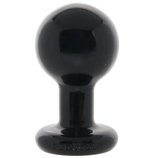 Round Butt Plug Medium in Black