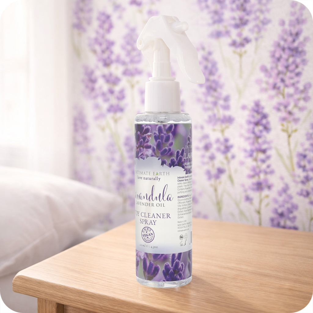 Intimate Earth Lavendula Lavender Oil Spray Toy Cleaner in 4.2oz/125ml - Vibrators - HoneyHugs Canada (View 8)