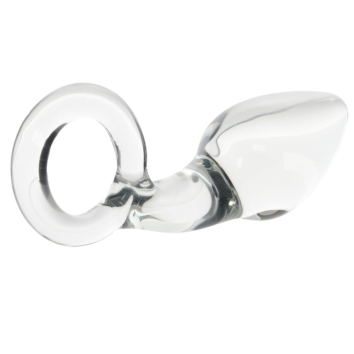 Clarity Utopian Delight Curved Glass Butt Plug