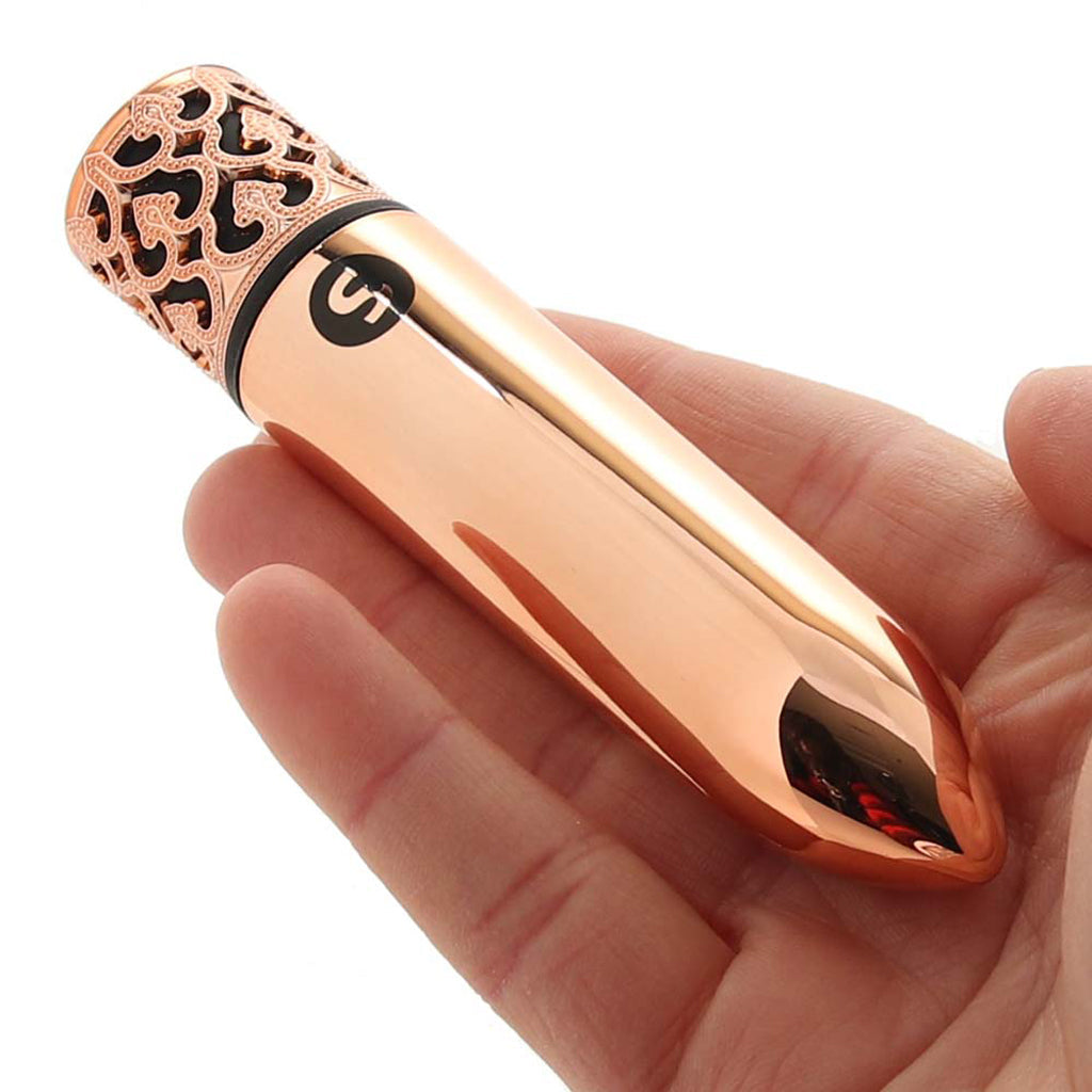 Ouch! Royal Gems Glamour Bullet Vibe in Rose Gold - Vibrators - HoneyHugs Canada (View 4)