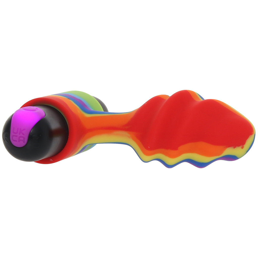 Bang! Bang! Vibrating Rainbow Butt Plug with Remote - Vibrators - HoneyHugs Canada (View 5)