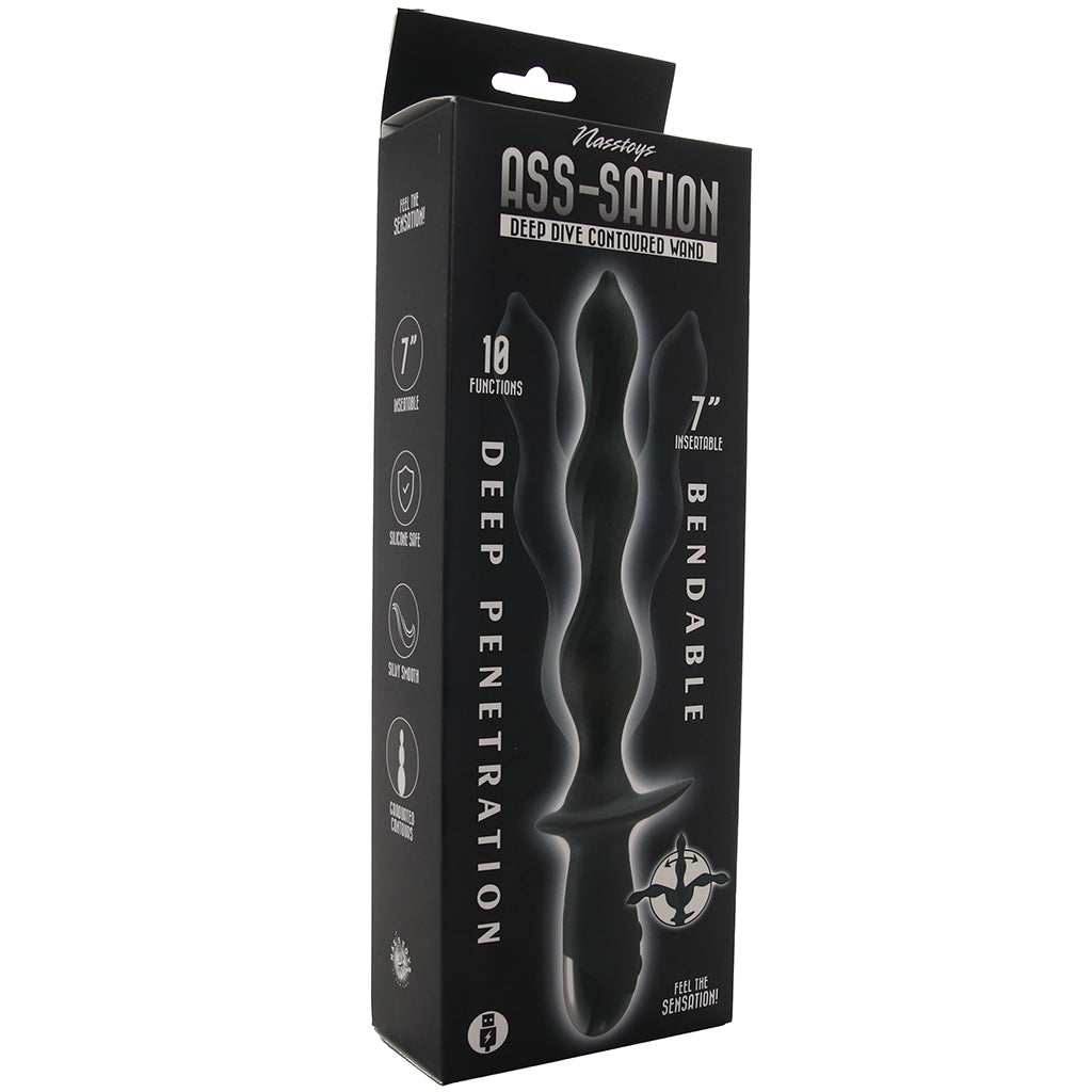 Nasstoys Ass-Station Deep Dive Beaded Anal Vibe - Vibrators - HoneyHugs Canada (View 9)