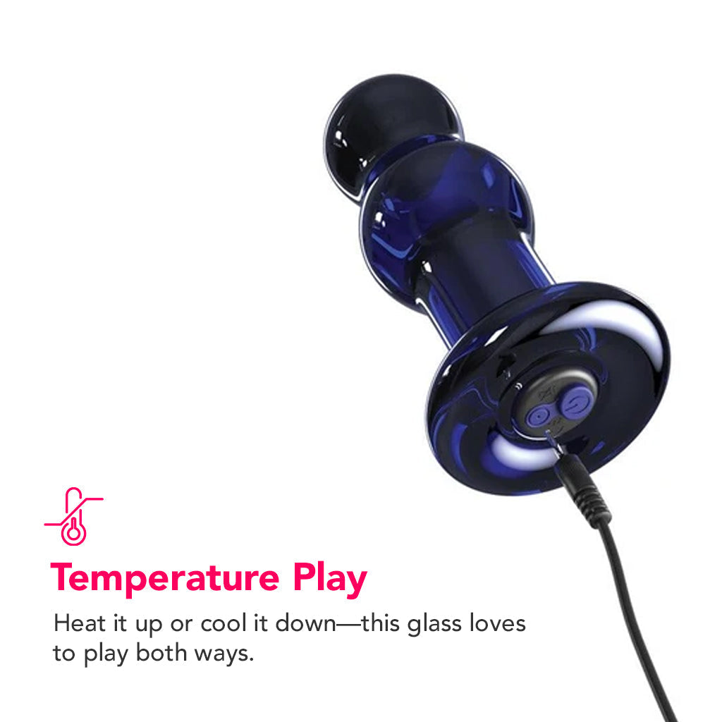 Icicles Icicles No.83 Vibrating Glass Plug in Purple - Vibrators - HoneyHugs Canada (View 6)