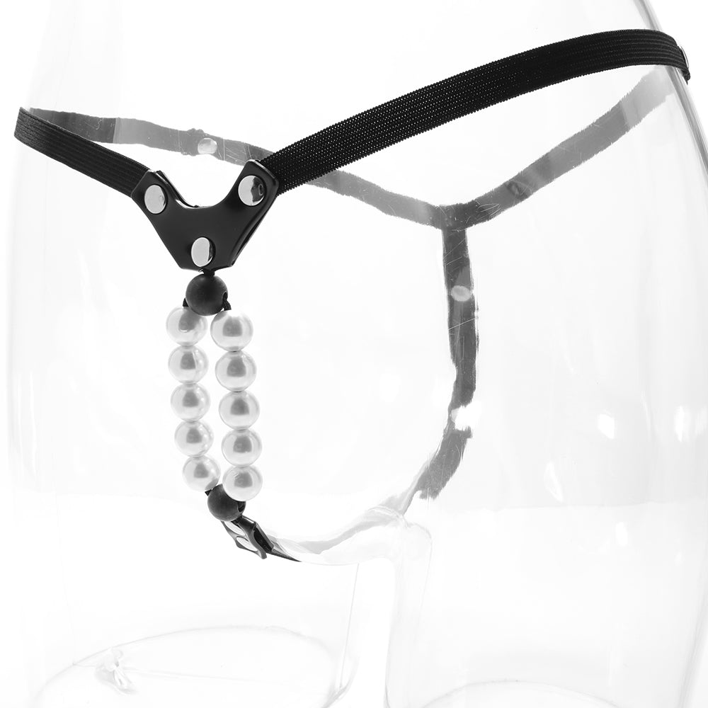 CalExotics Lover's Thong with Pleasure Pearls - Vibrators - HoneyHugs Canada (View 3)