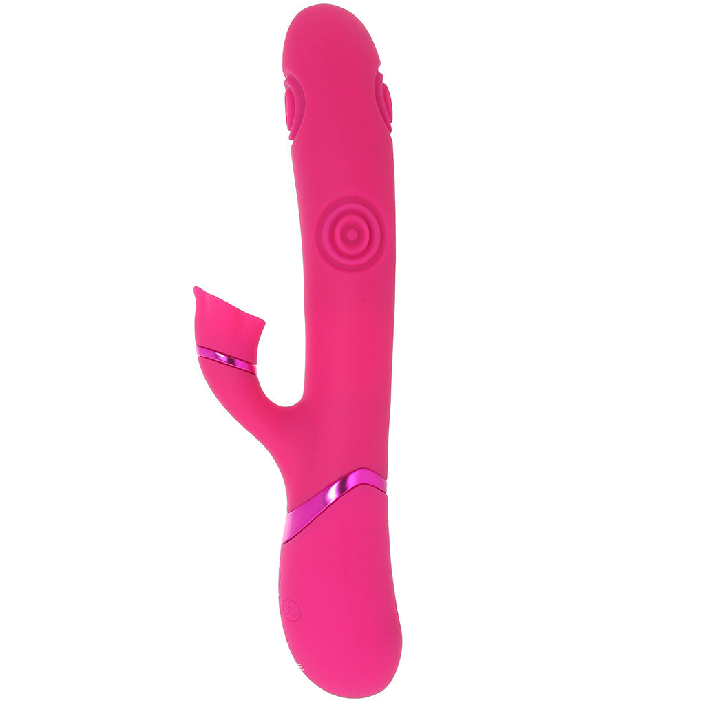 Vive Dolce Vive Fiore Air Wave Tapping Rabbit Vibe - Vibrators - HoneyHugs Canada (View 3)