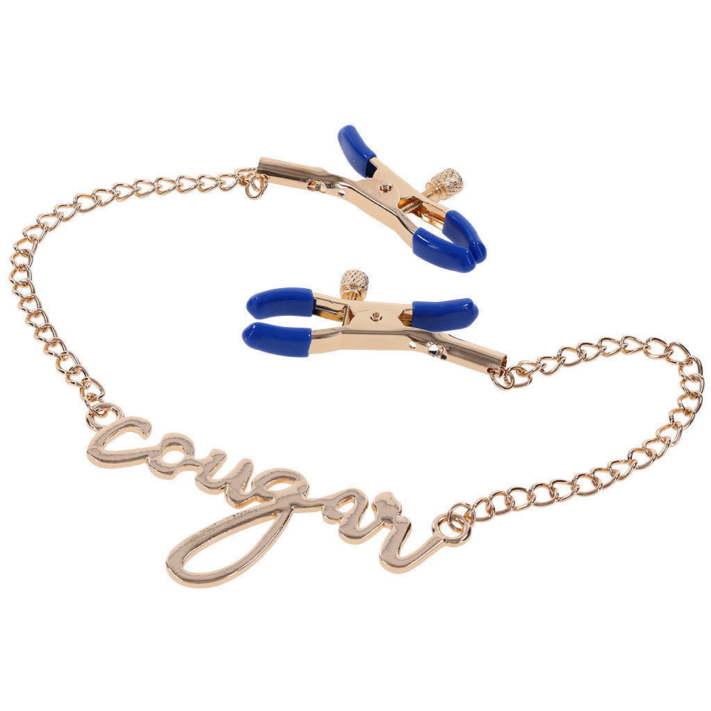 Sex & Mischief Cougar Nipple Clamps: Ignite Passion with Adjustable Precision