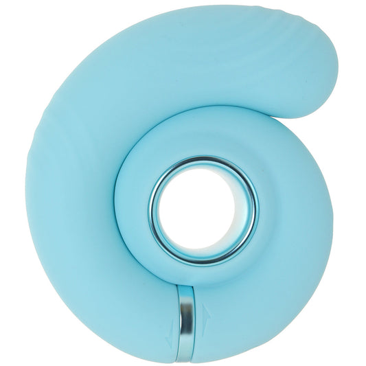 Loveline Loveline Gyre Vibrating Swirl Vibe in Blue - Vibrators - HoneyHugs Canada