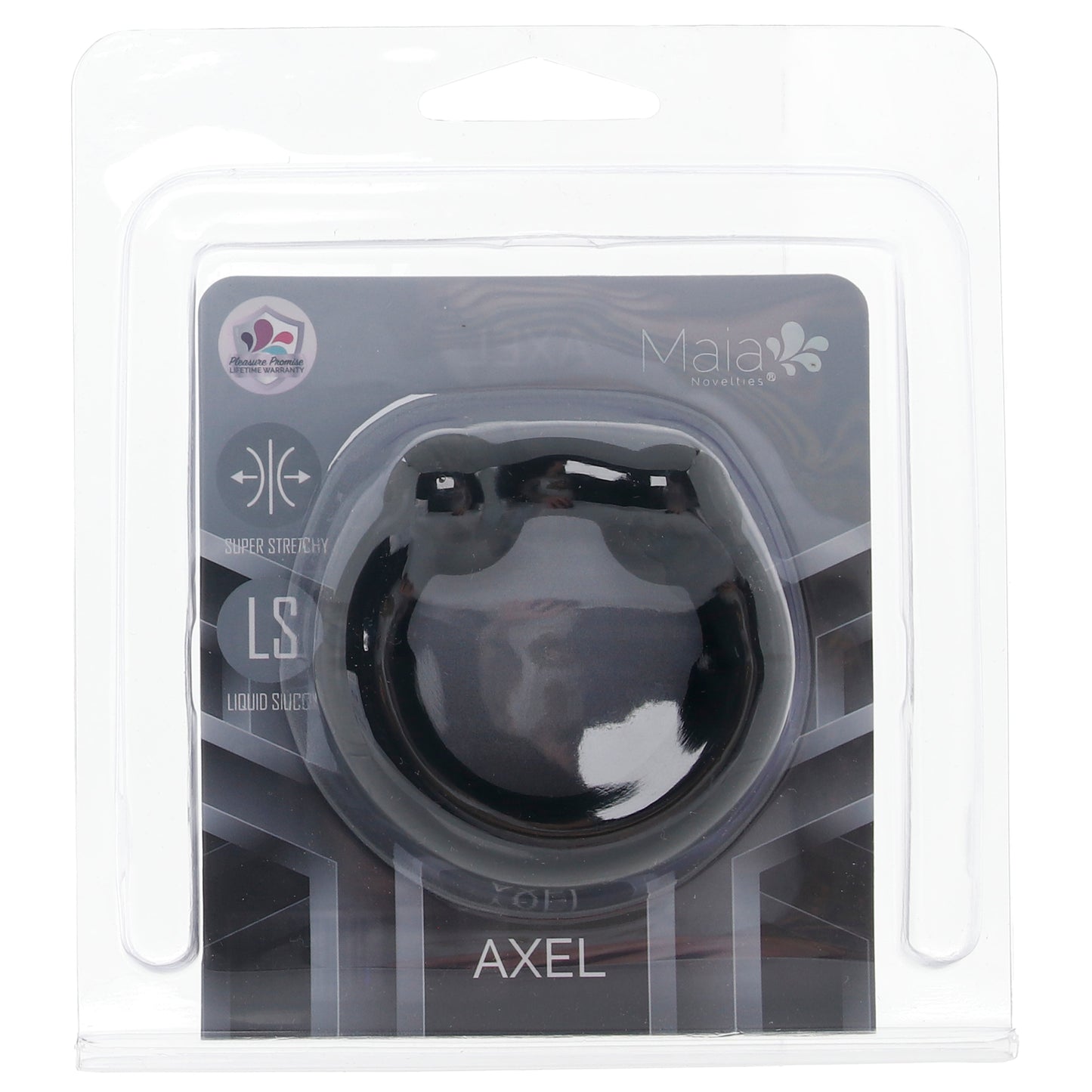 Axel Liquid Silicone Reinforced Super Stretch C-Ring in Bla