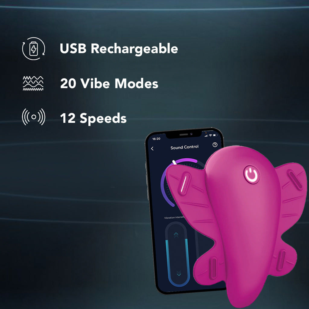 Love Distance Reach App Controlled Wearable Vibe