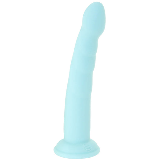 Dillio Platinum Slim Seven Dildo in Teal