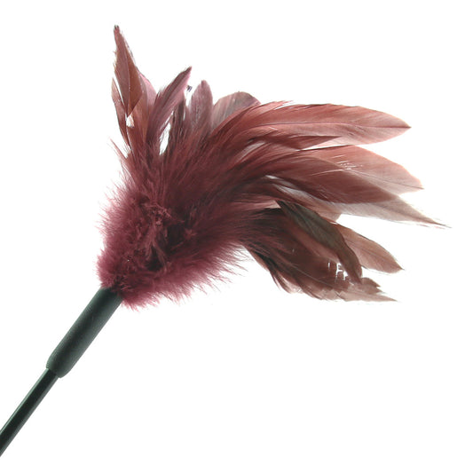 Sex & Mischief Enchanted Feather Tickler | Dual-Sided Silicone Flogger for Exquisite Play