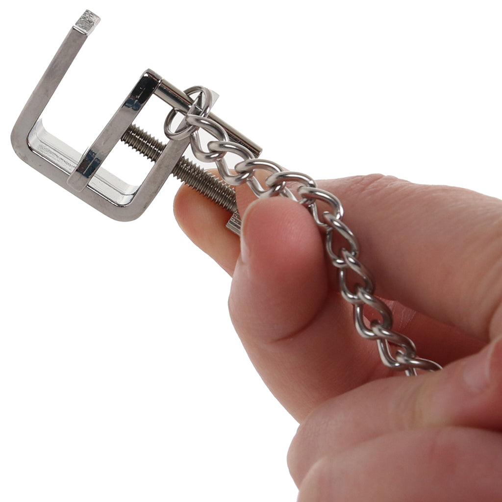 Master Series Pressure Vice: Adjustable Metal Nipple Clamps for Exquisite Intensity