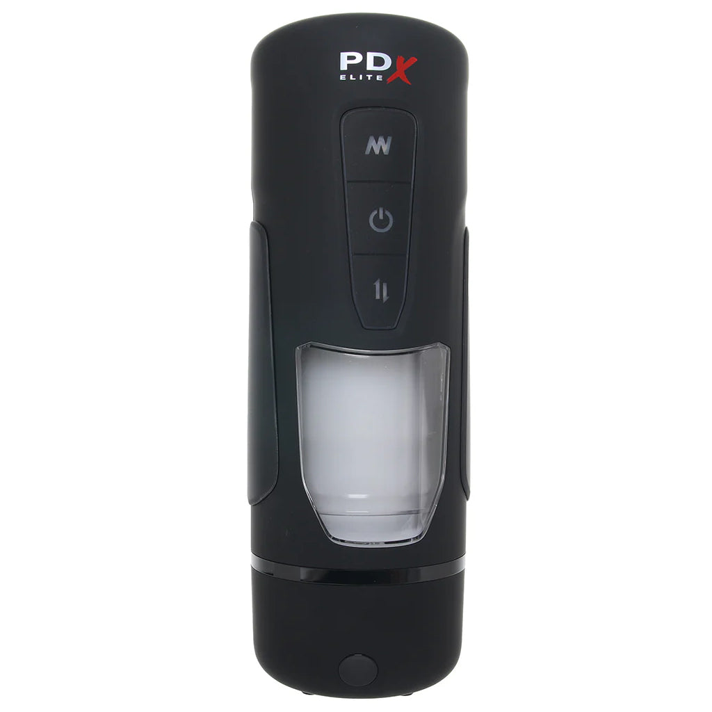 Pipedream Extreme Toyz PDX Elite Milk Me Hotter Auto Stroker with Heating Base - Male Masturbators - HoneyHugs Canada (View 3)