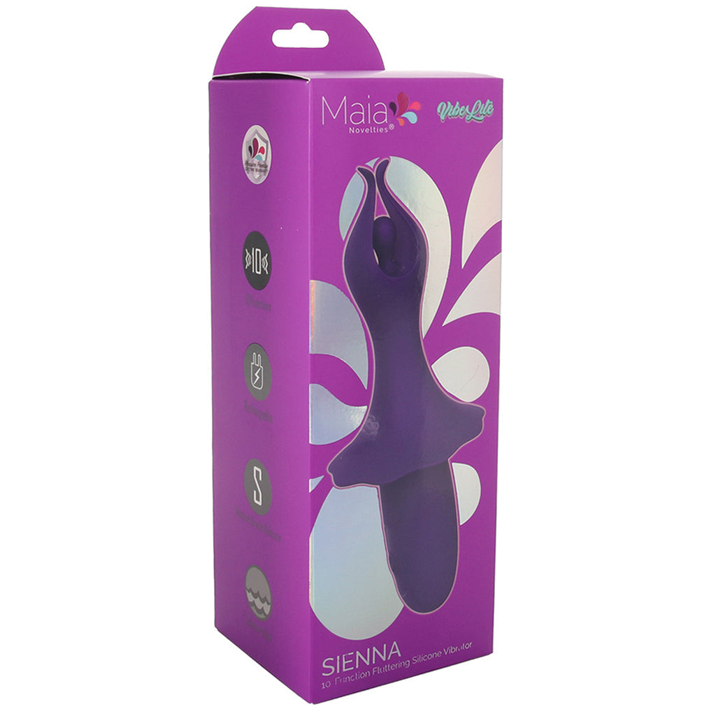 Maia Sienna Fluttering Silicone Vibe in Purple - Vibrators - HoneyHugs Canada (View 6)