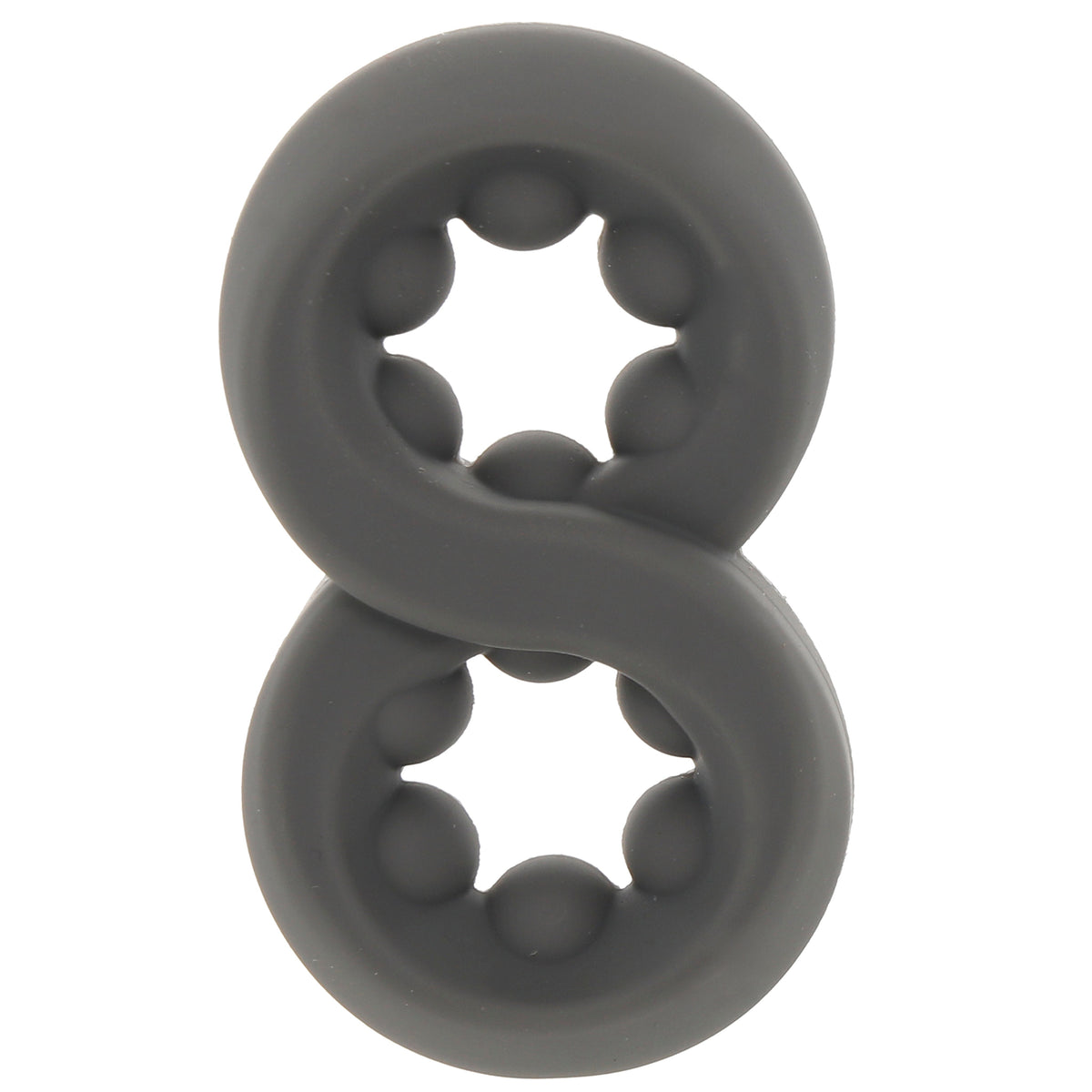 Alpha Liquid Silicone Beaded Crazy 8 Ring