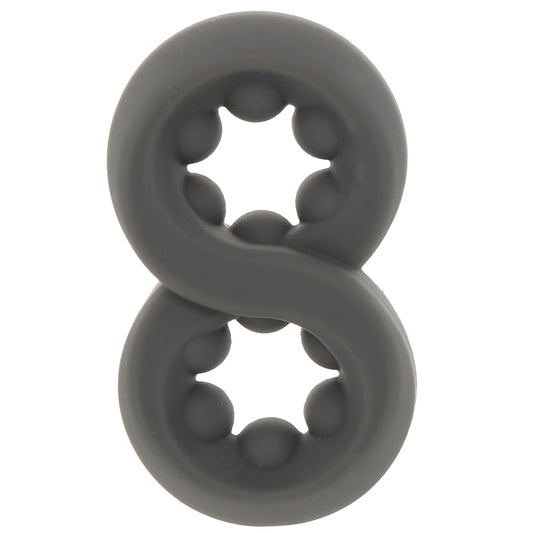 Alpha Liquid Silicone Beaded Crazy 8 Ring