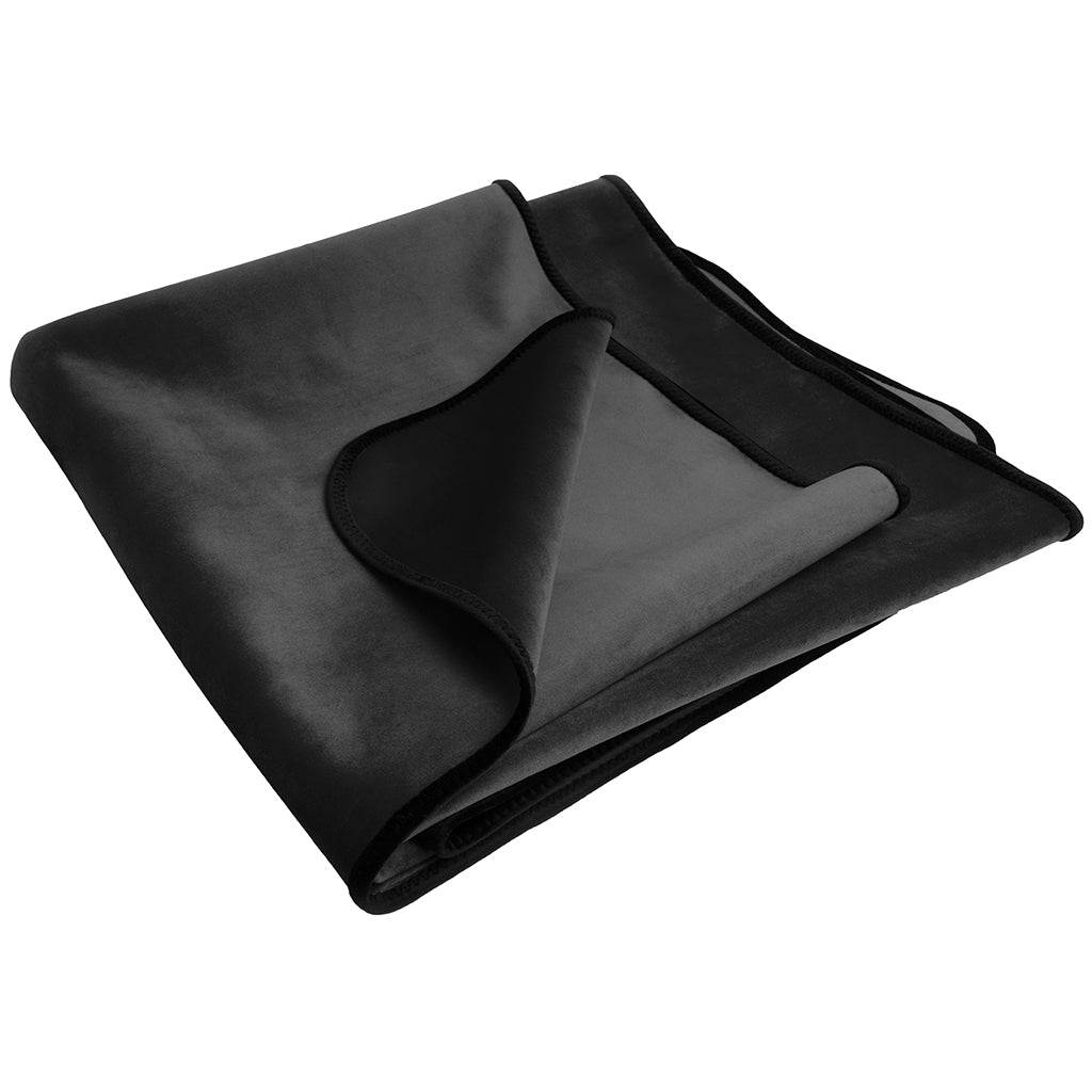 Liberator Fascinator King Throw in Deep Black: Indulge in Passion, Protect Your Sanctuary