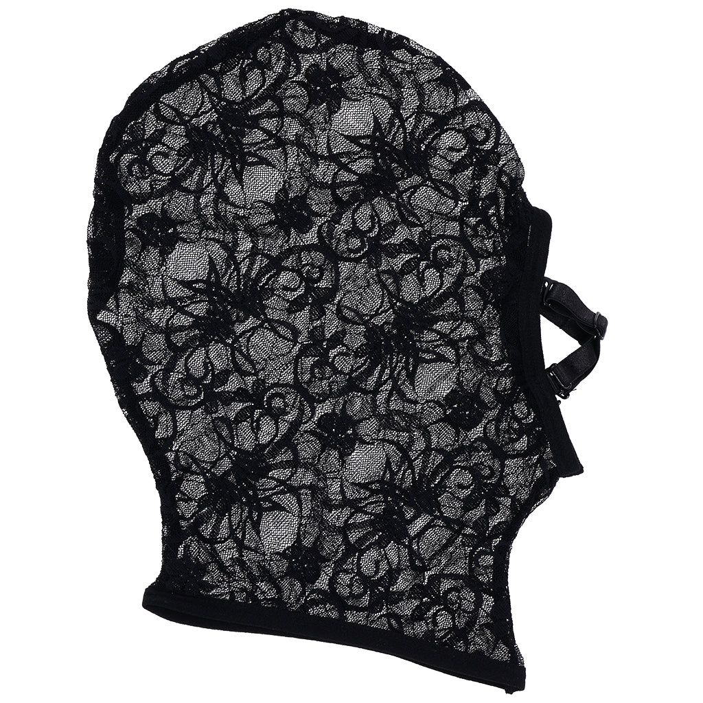 Sex & Mischief Lace Hush Hood: Shrouded Mystery, Unveiled Desire