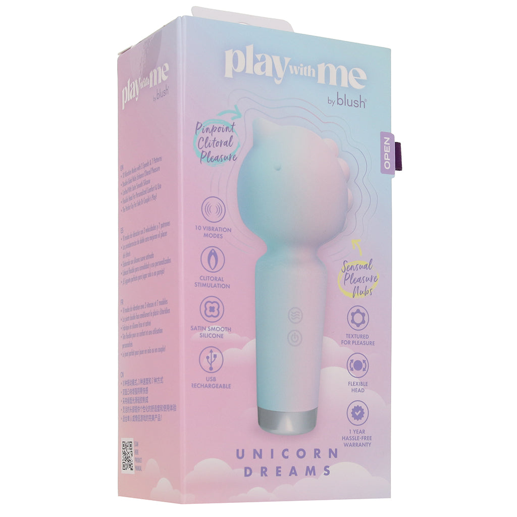 Play with me Play With Me Unicorn Dreams Wand Vibe - Magic Wands - HoneyHugs Canada (View 9)