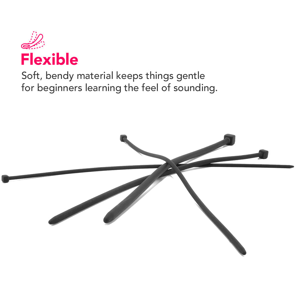 Ouch! 4-Piece Silicone Sounding Set: Master the Art of Urethral Pleasure