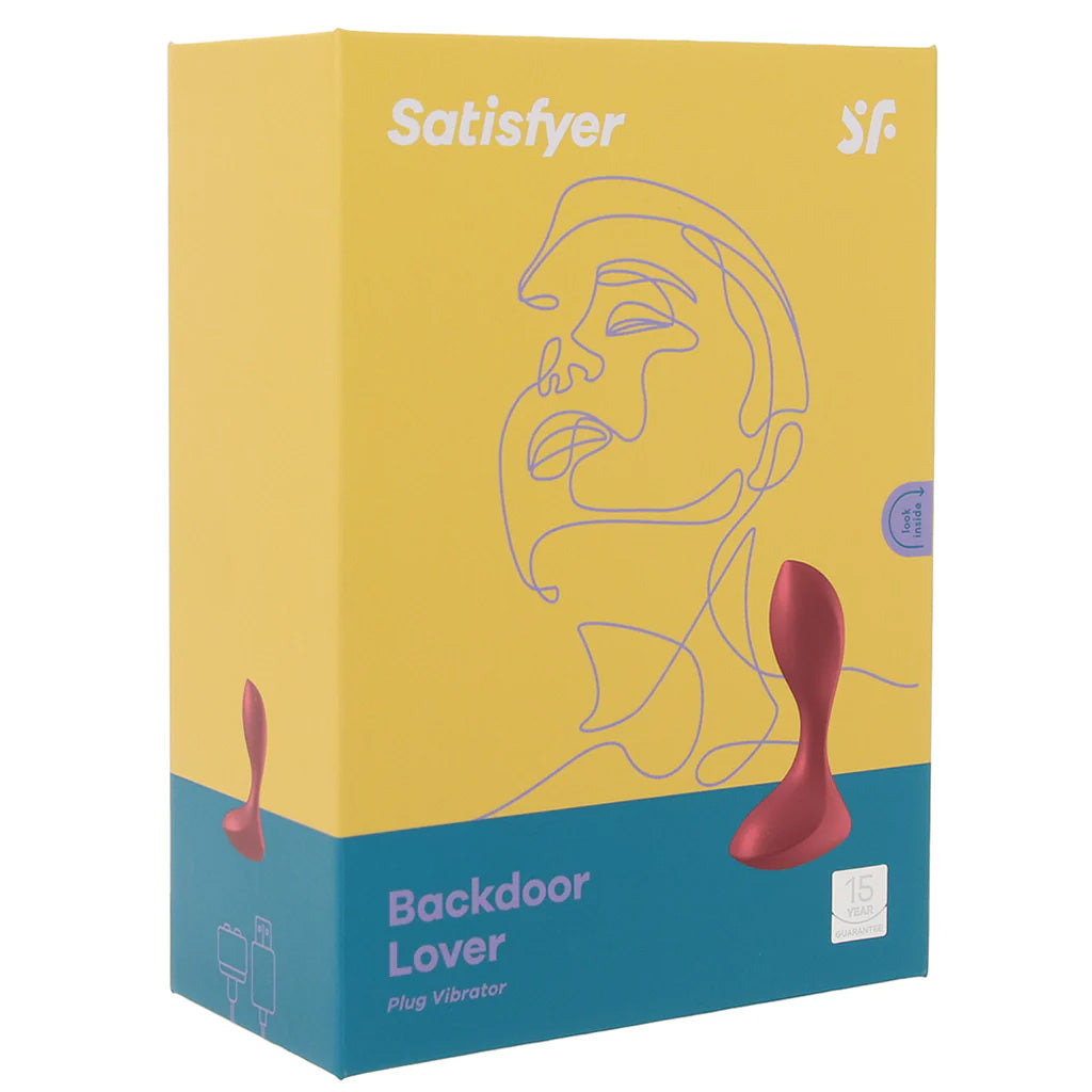 Satisfyer Backdoor Lover Plug Vibe in Red