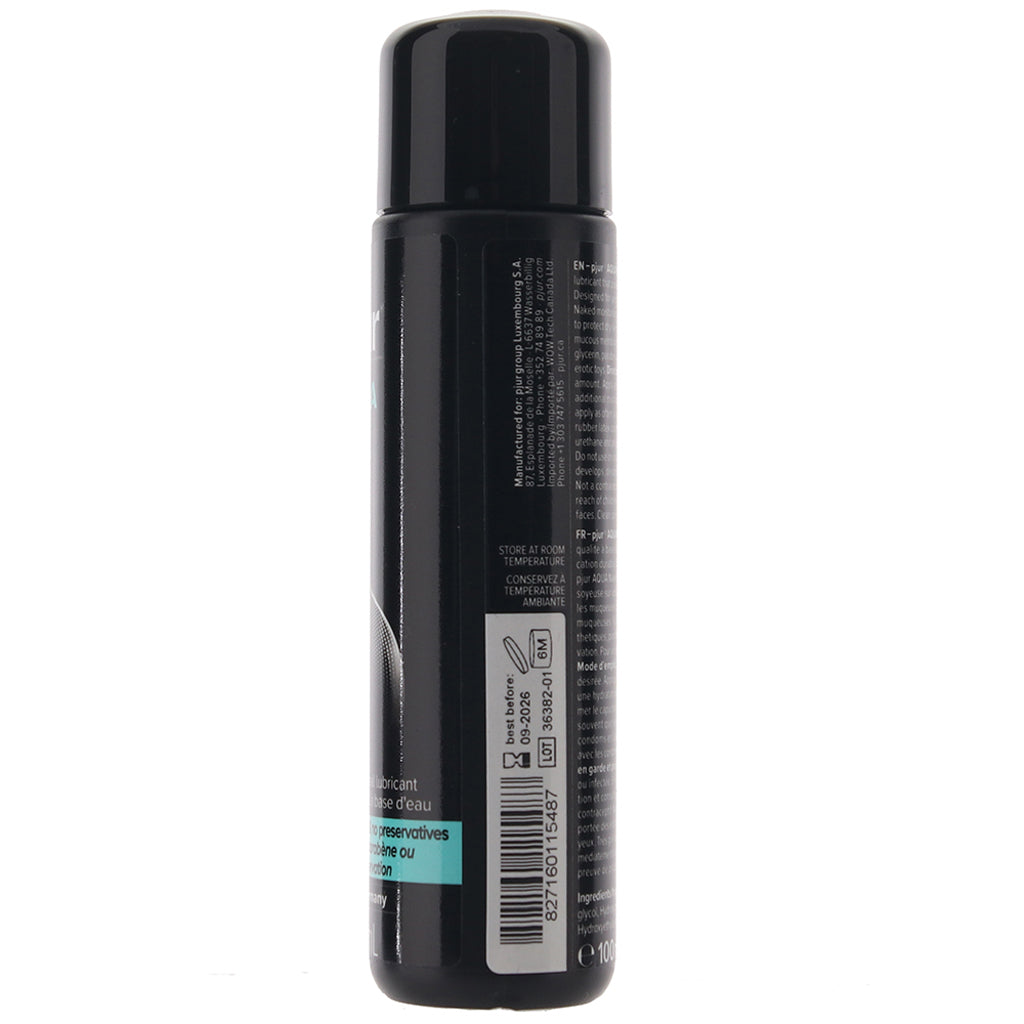 Pjur Aqua Naked Water Based Lubricant in 3.4oz/100ml