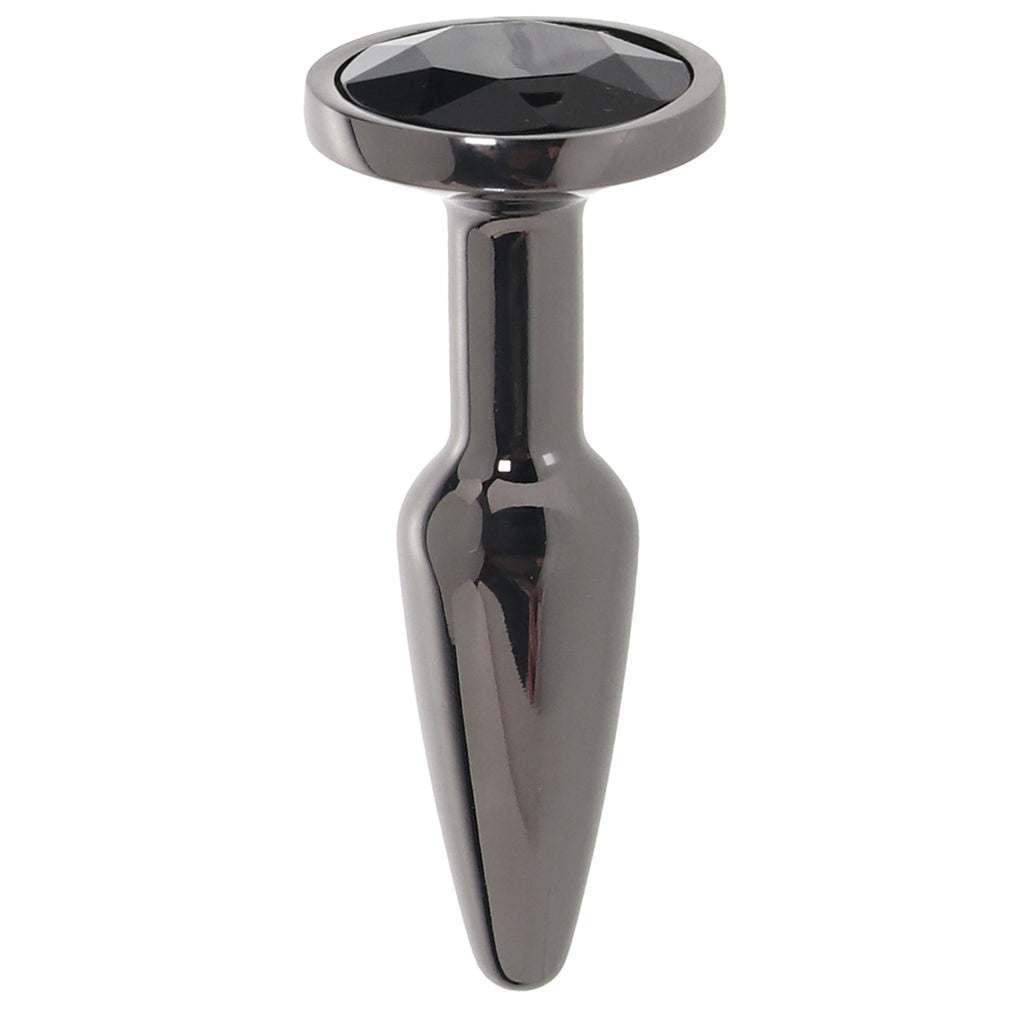 Rear Assets Small Tapered Butt Plug in Gunmetal