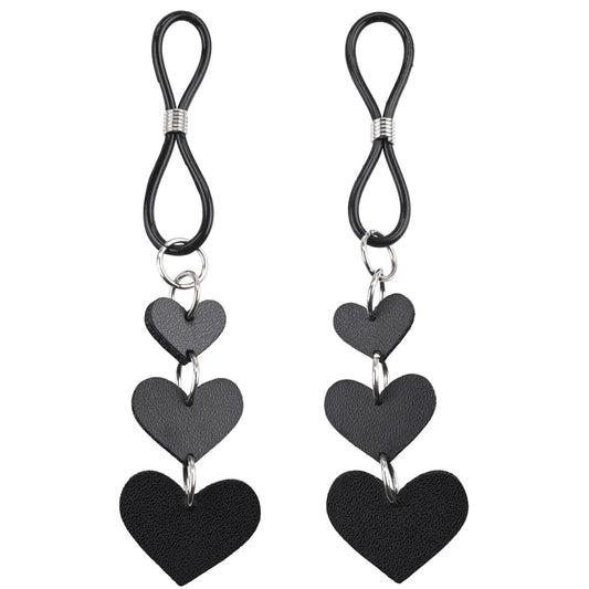 Sex & Mischief Heart Nipple Ties: Seductive, Pinch-Free Nipple Adornment
