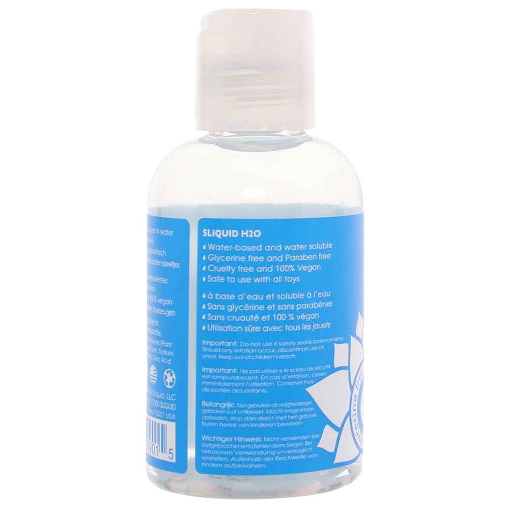 Sliquid H2O: Natural, Glycerine-Free Water-Based Lubricant for Pure Pleasure | 4.2oz