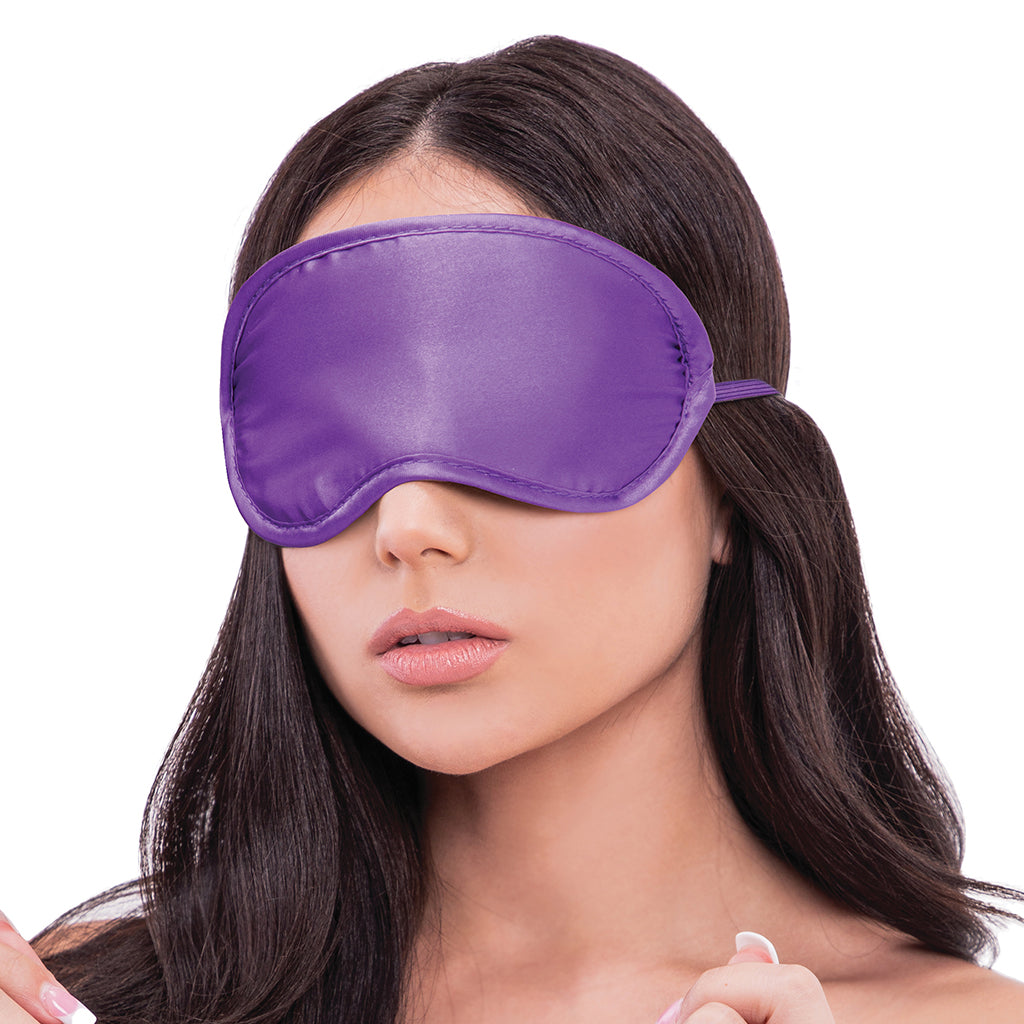 Lux Fetish Purple Collar & Nipple Clamp Set | Adjustable Sensory Play
