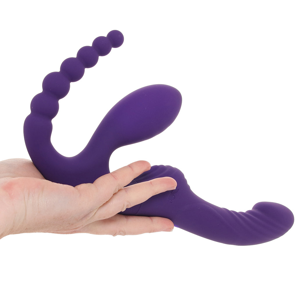 Playboy Playboy Hug It Out Strapless Strap-on Vibe - Vibrators - HoneyHugs Canada (View 4)